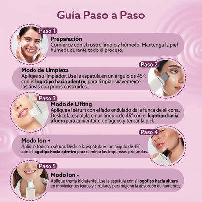 Espatula de limpieza facial